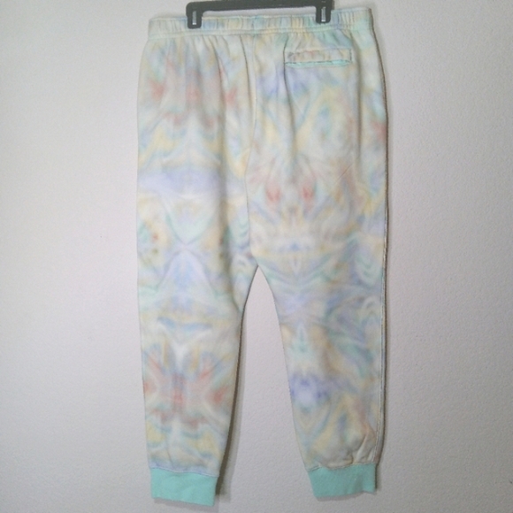 Nike pastel tie dye sweatsuit matching set. Unique alien embroidered design 2XL - Picture 6 of 15
